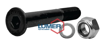 KIT PARAFUSO FIXAÇÃO DA SAPATA COM PORCA E ARRUELA – miniatura 1